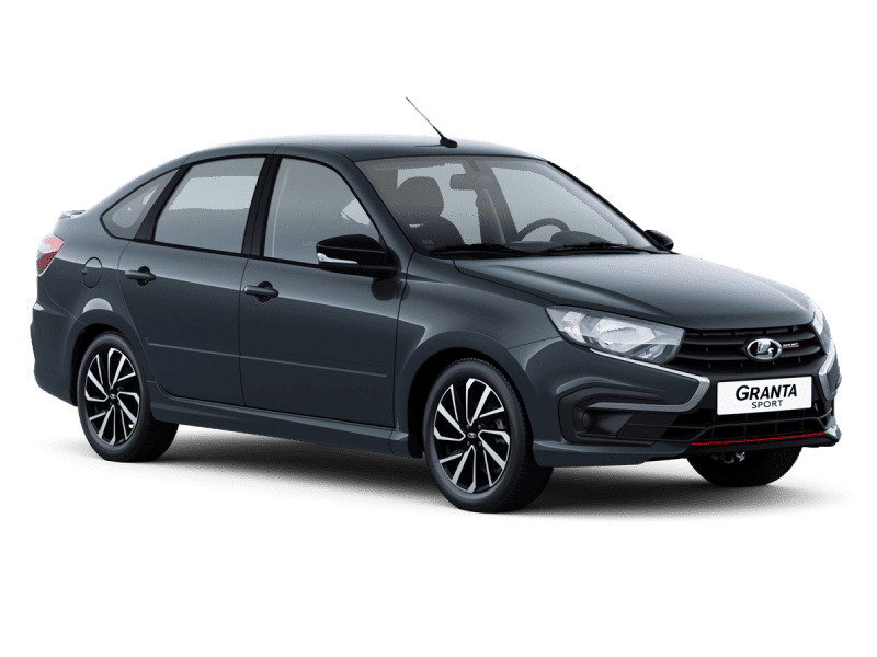 Купить Lada Granta Sport Лифтбек в Самаре - СЕРЕБРИСТО-ТЕМНО-СЕРЫЙ "БОРНЕО" (633) - МЕТАЛЛИК